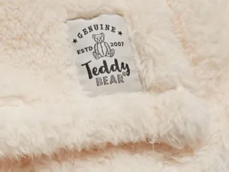 Dunelm Teddy Bear Throw