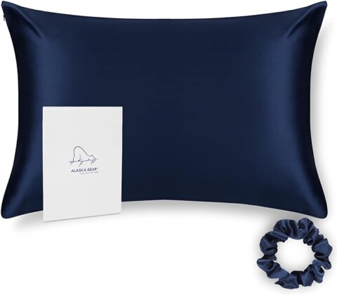 Alaska Blue Silk Pillowcase