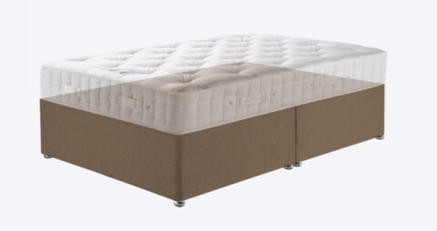 British Bed Company Essential Everyday Pocket Mattress with divan base