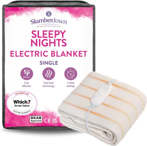 Slumberdown Sleepy Nights Electric Blanket
