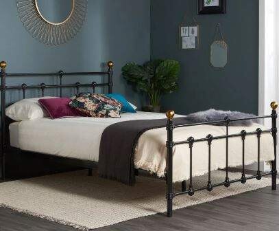Birlea black bedframe 