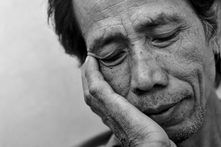 Sleeping man