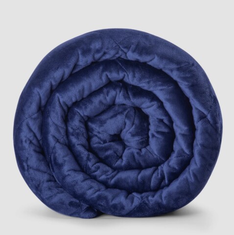 Kuddly Weighted Blanket in blue