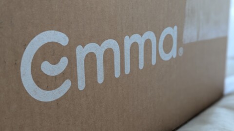 Emma Premium Foam Pillow name on box