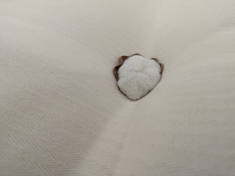 Hypnos Organics Number 3 Pocket Sprung Mattress button on top