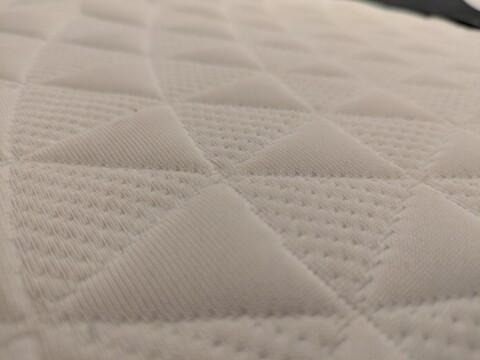 JYSK Wellpur Elvane GF130 Memory Foam Mattress closeup cover