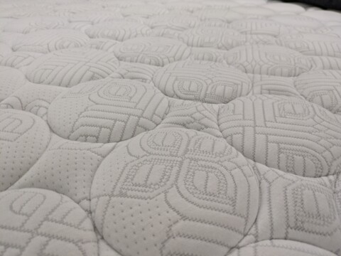 Sealy Riley Mattress with Align Support from the Elevate Collection top view closeup