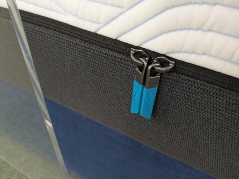 Tempur Pro Soft Smartcool Mattress zip closeup