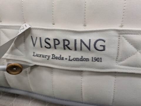 Vispring Herald Superb Firm Pocket Spring Mattress handle