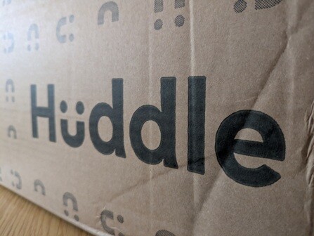 Huddle Never Deflate Luxury Double Air Bed box side