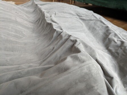 Huddle Never Deflate Luxury Double Air Bed during inflation