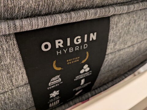 Origin Hybrid Mattress side description